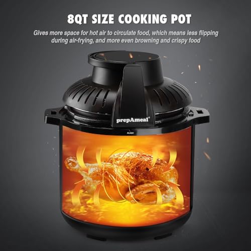 prepAmeal 8Qt Electric Pressure Cooker & Air Fryer Combo PAF80-130A1 の商品画像 3