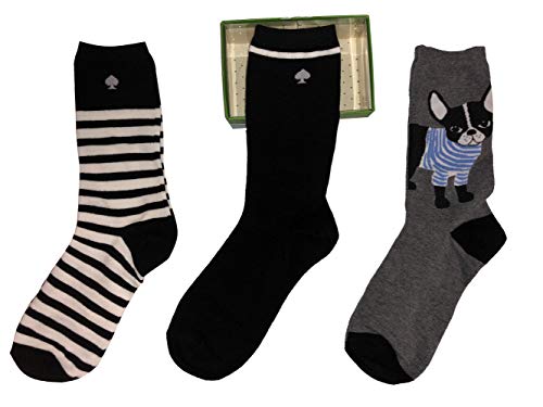 Kate Spade New York Womens 3-Pack Trouser Socks One Size Gift Box