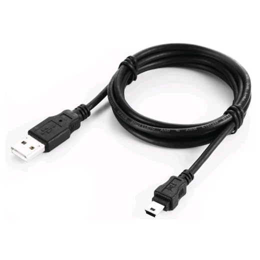 NY! 1,8 m/6 fot lång mini USB-data och laddningskabel för Garmin Dash Cam 35 – /bil GPS-navigeringssystem