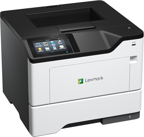 Image of Lexmark MS632dwe Monochrome Laser, Integrated Duplex (2-sided printing), Print Speed: Up to 50 ppm, 4.3-inch color touch screen, Energy Star, Recommended Monthly Page Volume: 2000-20000 pages(38S0500)