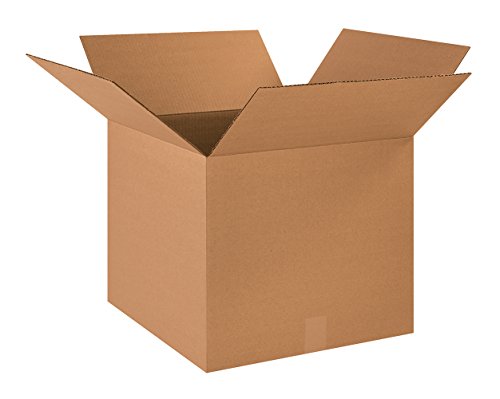 Box USA Shipping Boxes Medium 18"L x 18"W x 16"H 20-Pack - Corrugated Cardboard Box for Moving, Mailing, Packing, Packaging and Storage