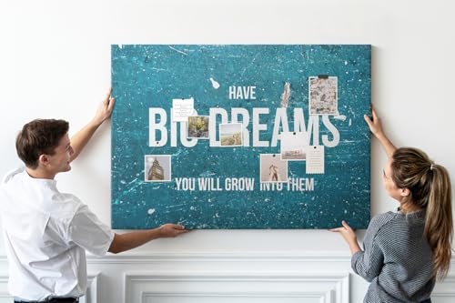 Tableau mémo mural en liège pour home office et organisation créative
