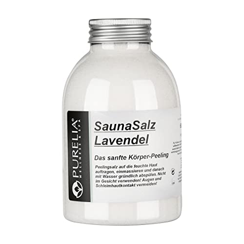 PURELIA Sauna Salz Lavendel 650g Peelingsalz Sauna Salz Peeling Körperpeeling Cover