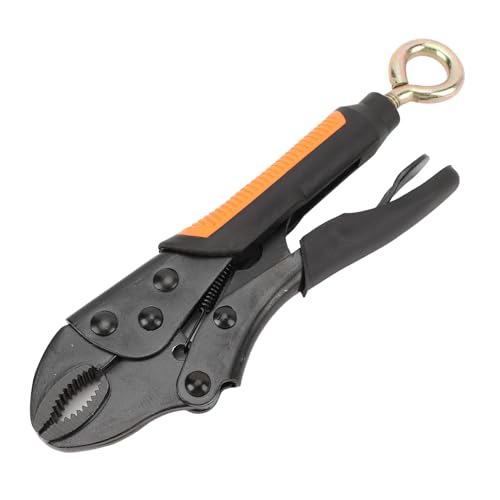 Adjustable Locking Pliers, Carbon Steel, Versatile Functionality, Enhanced Grip with Ergonomic Design, Reliable Construction for Metalworking and Woodworking (7 inch)