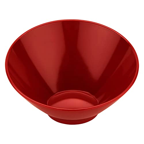 G.E.T. B-792-CR Angled Cascading Serving Bowl for Salads, Rice and Dessert, 24 Ounce / 9.25", Cranberry