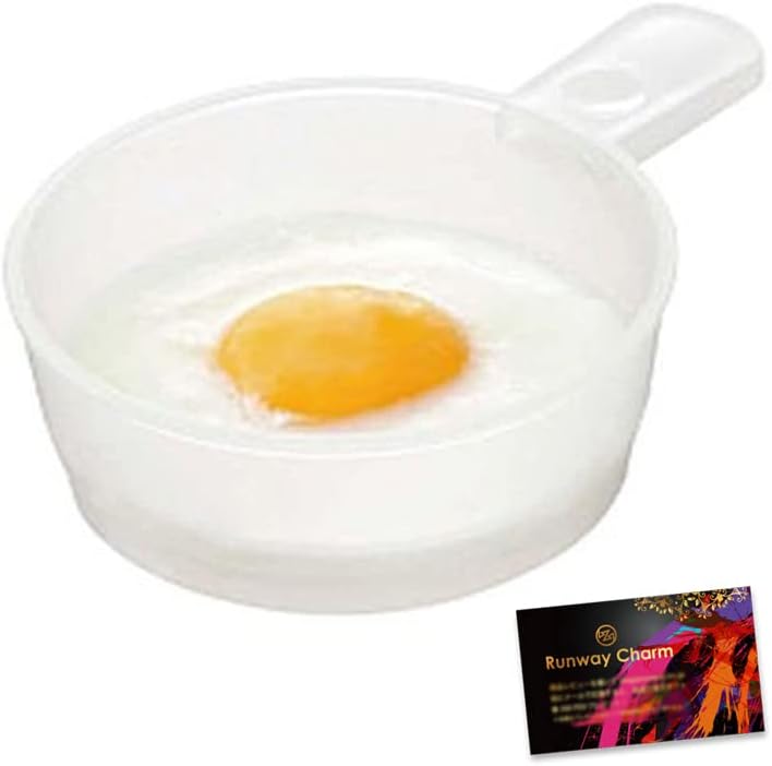 NEIGHBOR CLOWN レンジ de 目玉焼き 調理器 調理用品 時短料理 キッチンツール 取手付 一人暮らし ひとり暮らし 日本製 rcst1