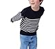 Petit Bateau Jungen A0CJ1 Baby Pullover, Blau/Weiß, 6 Jahre