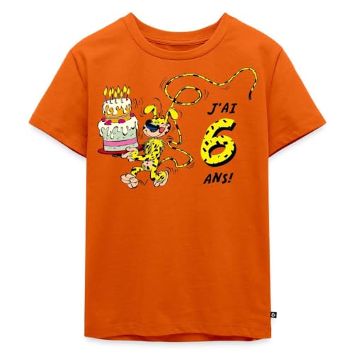 Marsupilami t-shirt enfant pour souffler ses bougies de six ans avec style