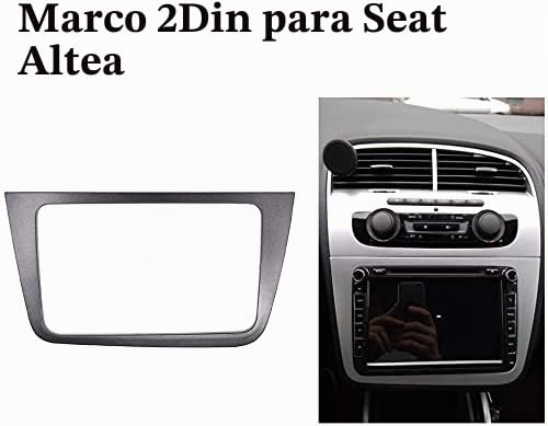 CT-CARID Doble Din Adaptador de fascia de facia de radio estéreo para automóvil para SEA T. Altea Volante a la izquierda（LHD）