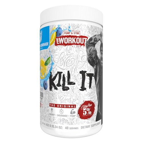 Image of 5% Nutrition Kill It Pre Workout Powder with Creatine (Blueberry Lemonade)