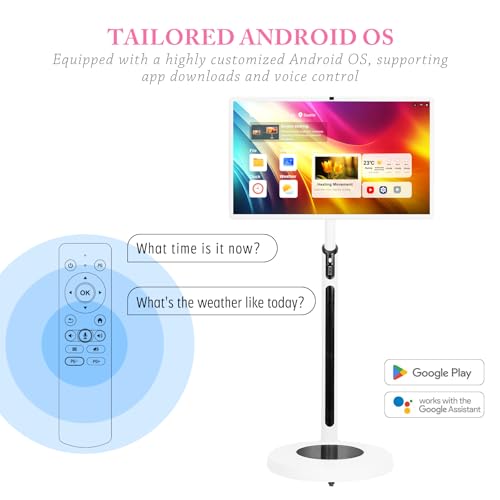 Xundefined 32-Inch Portable Tv On Wheels With Incell Touchscreen thumb #5
