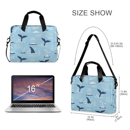 Bolso para laptop Senya azul miniatura 5