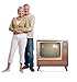 Cardboard People Vintage TV Life Size Cardboard Cutout Standup