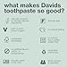 Davids Fluoride Free Kids & Adults Toothpaste, Teeth Whitening, Antiplaque, SLS (Sulfate) Free, Promotes Enamel Health, Mouth & Gum Detox, Natural Orange Vanilla, 5.25oz