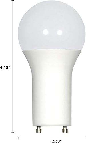 Miniatura 2 de SATCO Products, Inc Satco S29841 GU24 - Bombilla con acabado (4.19 pulgadas), color blanco esmerilado