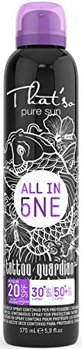 Spray solaire tatouage That'so All in One SPF variable hydratant 175 ml