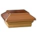 Deckorators Victoria Copper Plateau Post Cap