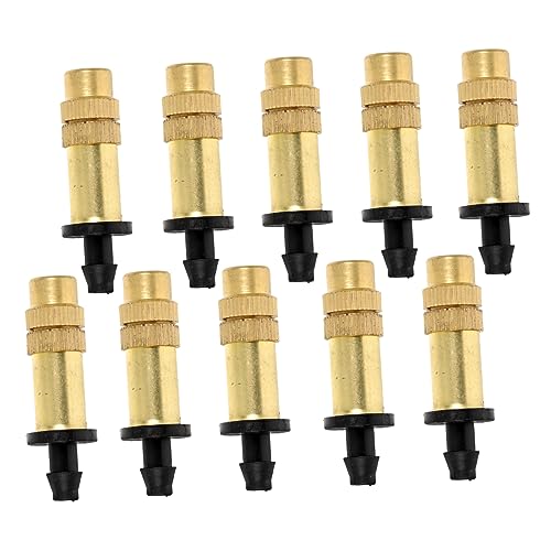 Ciieeo 10 Piezas Boquillas Nebulizadoras de Ajustables para Enfriamiento de Nebulización para Jardín y Plantas Macetas