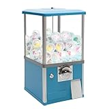 【Große Kapazität】: Die Gashapon-Maschine bietet ausreichend Platz (Kapazität: 500 Bälle mit 1,26 Zoll Durchmesser) zur Aufbewahrung von elastischen Bällen, Spielzeugen (alles nicht im Lieferumfang enthalten) usw.