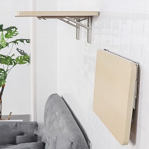 Table murale pliable en bois pour optimiser les petits espaces