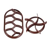 MUELODSIC 2 Stück Teiliges Brötchenstempel aus Kunststoff Runde und Ovale Form Umweltfreundlich...