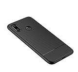 LANDEE Xiaomi mi8 Case, Ultra Slim with Carbon Fiber Design Phone Case Cover for Xiaomi Mi 8 - Black