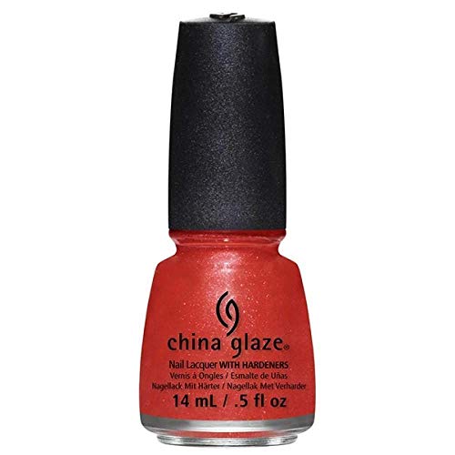 China Glaze Nail Lacquer with Hardner - Iridescent Effect - Elfin Around, 1er Pack (1 x 14 ml)