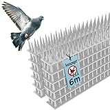 Der Vogelschreck ist in 5 Farben erhältlich: weiß, schwarz, silbern, braun und grün. Jeder Streifen ist 50 cm lang, 4,5 cm breit und mit 105 Spikes bedeckt, die 3 cm hoch sind. Im Lieferumfang bekommen Sie nur die Vogelabwehr, ohne Befestigungsmaterialien