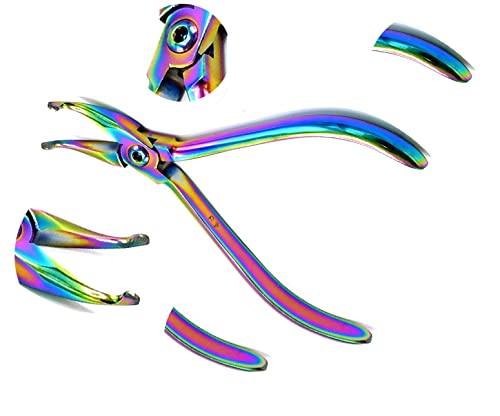 LAJA Imports Multi Titanium Rainbow Color How Straight Plier Dental Orthodontics Wire Bending Instrument