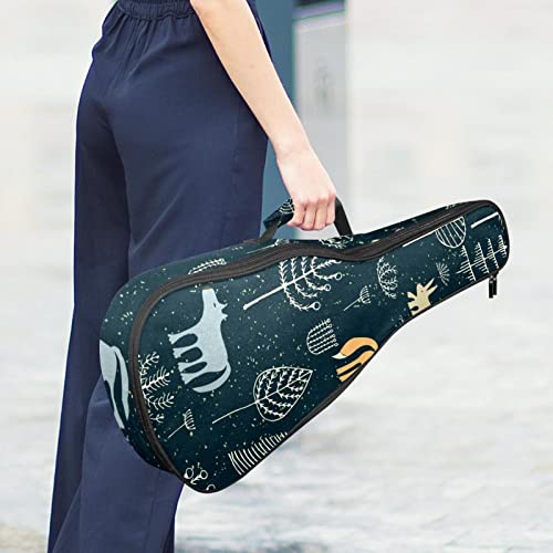 Housse de transport pour ukulélé – Motif animaux de la forêt – Pour concert soprano ténor – 58,4 cm – Épaisseur : 10 mm… - Les Beatles, Paul McCartney, John Lennon, RIngo Starr, George Harrison Housse de transport pour ukulélé - Motif animaux de la forêt - Pour concert soprano ténor - 58,4 cm - Épaisseur : 10 mm… – Image 7