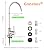 Drinking Water Faucet for Kitchen,100% Lead-Free Reverse Osmosis Faucet,Stainless Steel Kitchen Filtered Water Faucet,Brushed Nickel RO Faucet with Longer Thread Pipe