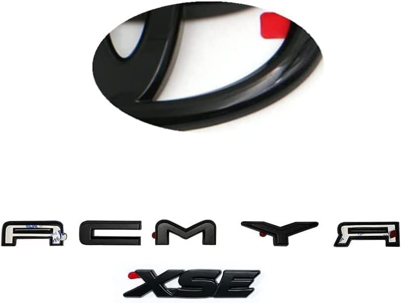 Overlay Blackout Emblems Compatible with 2018-2022 (SE)