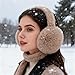 DUOJINSANXI Ear Muffs for Winter Women Men, Faux Fur Earmuffs, Fluffy Ear Warmers, Foldable Ear Warmer Earmuffs
