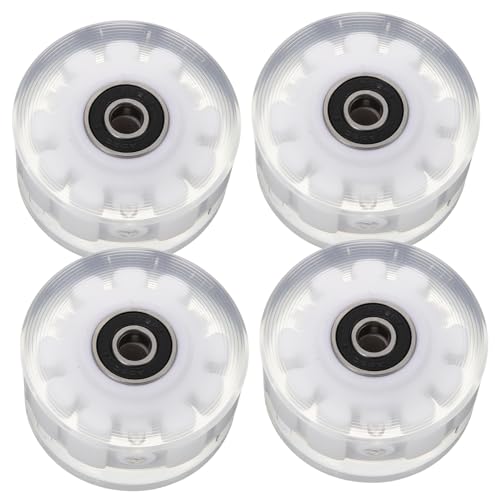 SUPVOX 1Set Light Up Roller Skating Wheels of Flashing Wheels for Skates for Use Accessory for Beginners Professionals