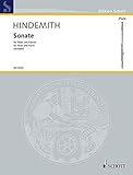  Sonate: Nach dem Text der Ausgabe Paul Hindemith. Sämtliche Werke herausgegeben von Luitgard Schader. Flöte und Klavier. (Edition Schott)