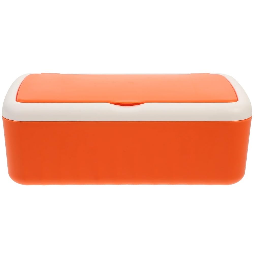Pojemnik na chusteczki higieniczne Uchwyt na chusteczki dozownik chusteczki nawilżane etui podróżne przechowywanie maseczek łazienkowych pomarańczowy