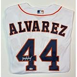 Yordan Alvarez Autographed White Authentic Astros Jersey - Autographed MLB Jerseys