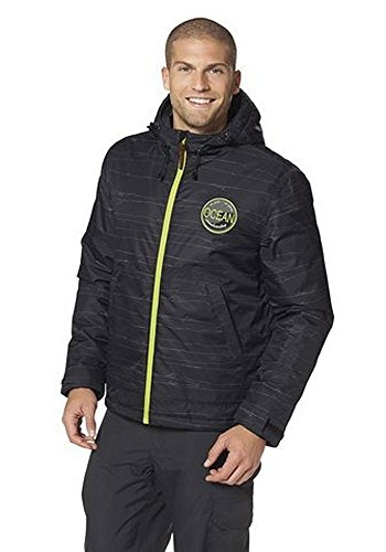 Ocean Sportswear Herren Snowboardjacke Winterjacke Funktionsjacke Jacke (L (52), Schwarz)