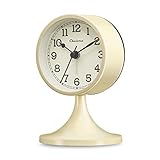 Chelvee Alarm Clock,3 inches Quartz Analog Desk Alarm Clock, Silent No Ticking,Battery Operated