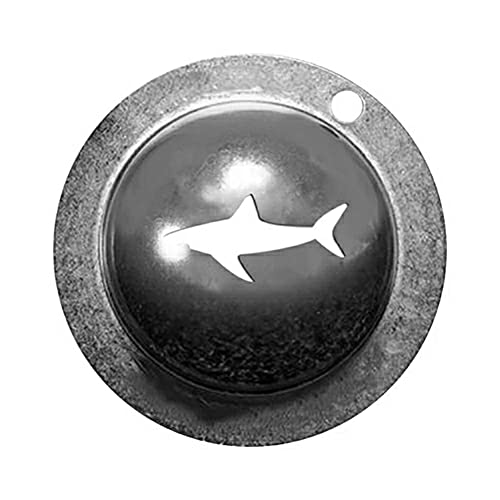 HUANGBINGXIN Stainless Tin Cup Golf Ball Marker Stencil Dolphin Patter Personalized Funny Golf Balls Stamper Tool Alignment Custom Golf Ball Line Markers Men Women (A)