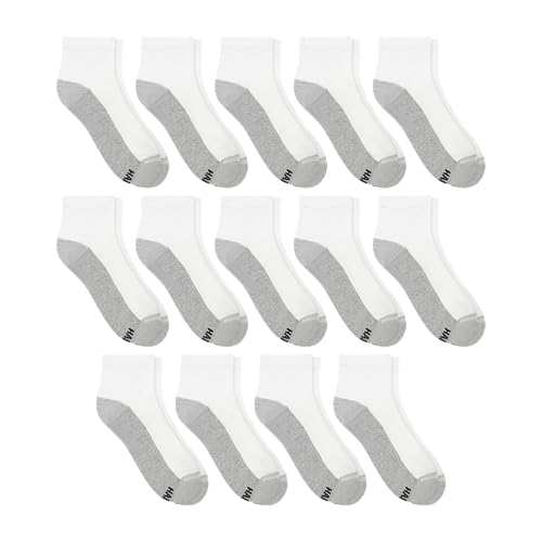 Image of Hanes Men's Socks, X-temp Cushioned Low Cut Socks, 12 & 14 Pair Packs
