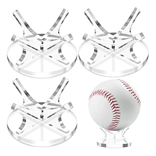 Haiki Moderno soporte de exhibición de equipos deportivos para béisbol, golf, pelota, tenis, sóftbol, organizador transparente, para golf, tenis, béisbol, montaje en pared