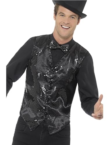 Fancy Dress Sequin Waistcoat (XL)