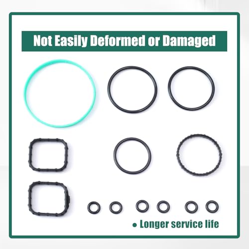 Image of YUXIVCNE MS97118-1 Lower and Upper Intake Manifold Gasket kit Replacement for Ford Edge for Explorer F-150 Flex for Taurus for Mustang for Transit-150 250 350 HD for Lincoln MKS MKT MKX MKZ