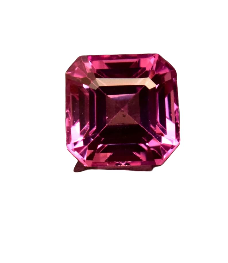 Saphir rose précieux pour cadeau romantique, pierre naturelle pour créer un pendentif unique