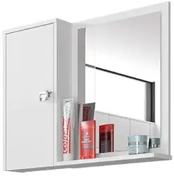 Armário para Banheiro Gênova Branco