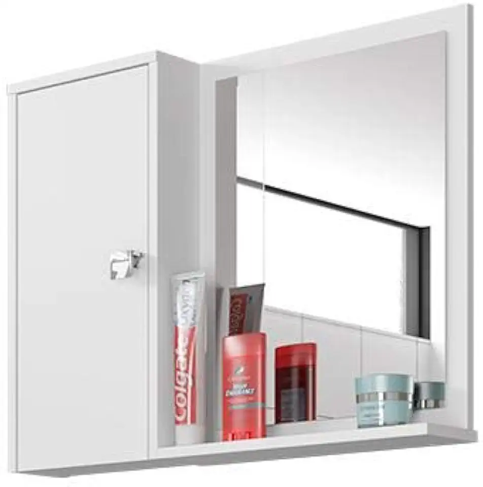 Armário para Banheiro Gênova Branco