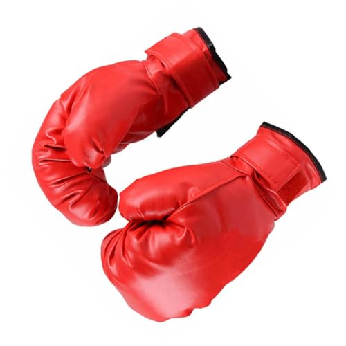 Guantes de boxeo de PVC naranjas y almohadillas de enfoque ajustables para karate