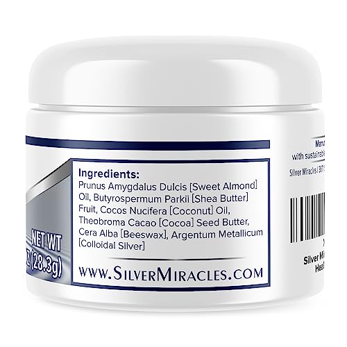 Silver Miracles Colloidal Silver Healing Salve