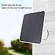 Solarpanel -Ladegerät für Essential Spotlight XL Spotlight Bird Feeder -Kamera, Solarpanel für Vogelfutterkamera, 5 V 12W Kontinuierlich Aufgeladen, IP66 Wetterfest, 9,8ft Kabel